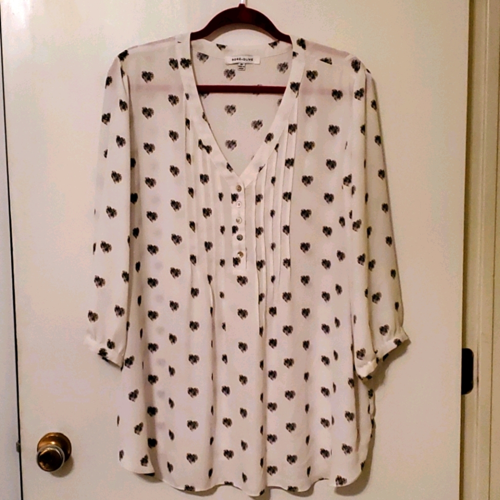2X Rose + Olive Top